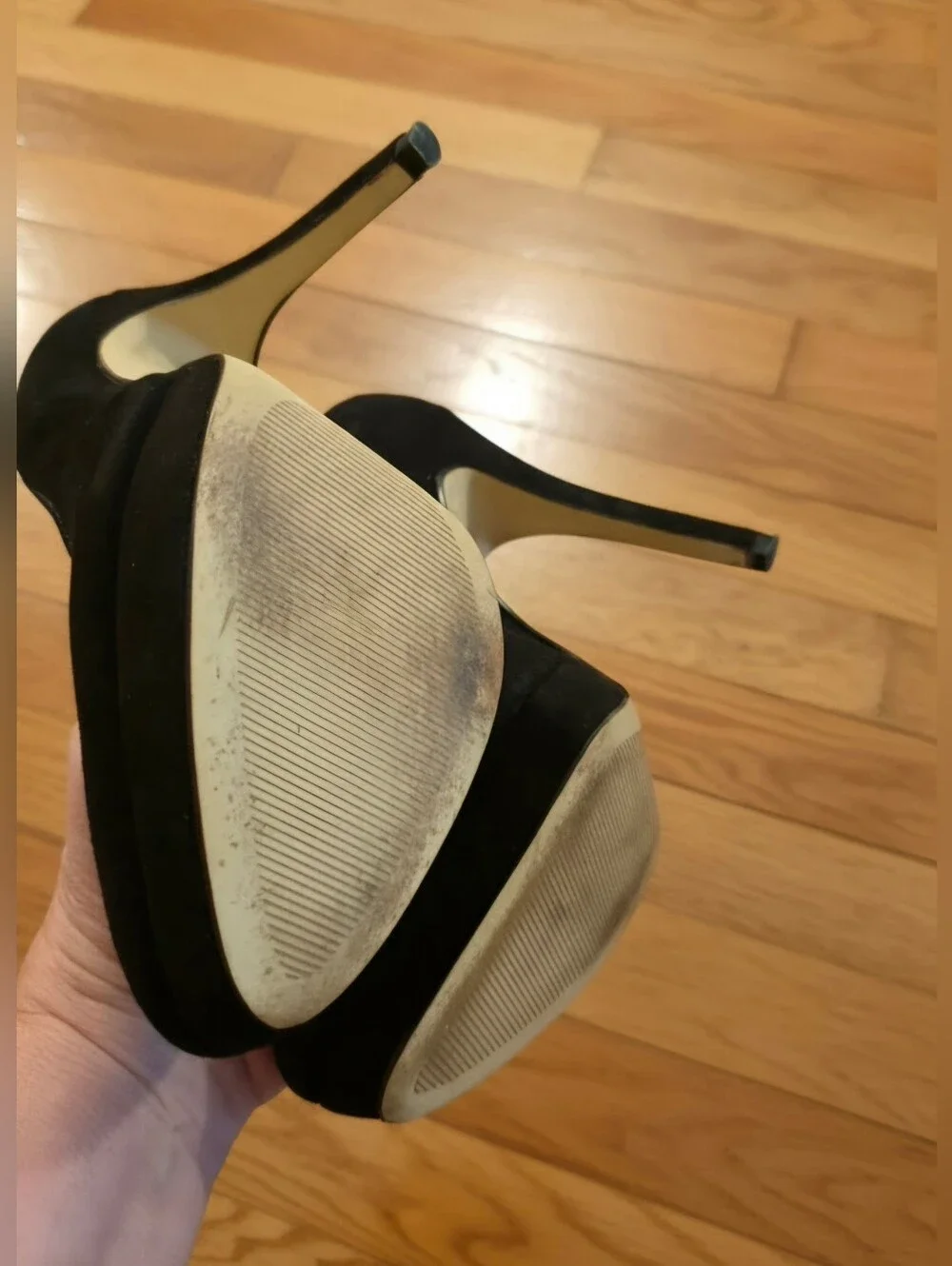 Genuine Michael Kors Women’s Black Suede Stiletto Pumps Size 7M